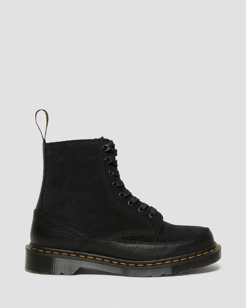 Dr Martens 1460 Guard Made in England Leren Veterlaarzen Heren Zwart | NL 296EBC